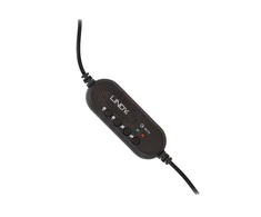 Laidinės Ausinės - LINDY USB Type A Laidinės Ausinės su Integruotu Valdymu, Juodos