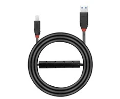USB Kabelis - LINDY USB 3.0 A/B Aktyvus Prailginimas, 5Gbps, 10 m, Juodas