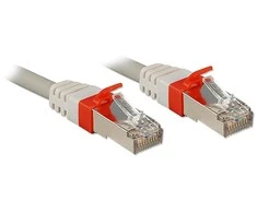Tinklo Kabelis - LINDY Cat.6A S/FTP LSZH Tinklo Kabelis, RJ45, M/M, 500MHz, 26AWG, 1 m, Pilkas