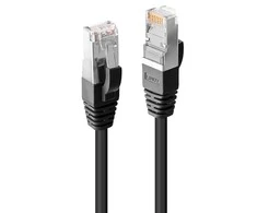 Tinklo Kabelis - LINDY Cat.6 S/FTP LSZH Tinklo Kabelis, RJ45, M/M, 250MHz, 26AWG, 1 m, Juodas
