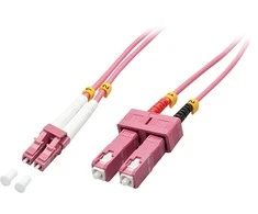 Lindy Pluoštinis Laidas - LC/SC OM4 50/125µm Multimode 3m