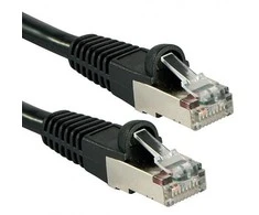 Tinklo Kabelis - LINDY Cat.6A S/FTP LSZH Tinklo Kabelis, RJ45, M/M, 500MHz, 0.3 m, Juodas