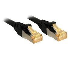 Tinklo Kabelis - LINDY RJ45 S/FTP LSZH Tinklo Kabelis, Cat.6A Jungtis, Cat.7 Raw, 2 m, Juodas