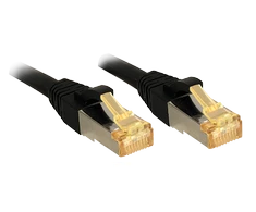 Tinklo Kabelis - LINDY S/FTP LSZH Tinklo Kabelis, Cat.6A Jungtis, Cat.7 Raw, RJ45, M/M, 15 m, Juodas
