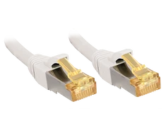 Tinklo Kabelis - LINDY RJ45 S/FTP LSZH Tinklo Kabelis, Cat.6A Jungtis, Cat.7 Raw, 0,5 m, Baltas
