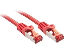 Tinklo Kabelis - LINDY Cat.6 S/FTP Tinklo Kabelis, RJ45, M/M, 250MHz, 28AWG, 0.3 m, Raudonas