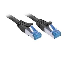 Tinklo Kabelis - LINDY Cat.6A S/FTP TPE Tinklo Kabelis, RJ45, M/M, 500MHz, 2 m, Juodas
