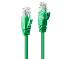 Tinklo Kabelis - LINDY Cat.6 U/UTP Tinklo Kabelis, RJ45, M/M, 250MHz, 10 m, Žalias