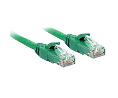 Tinklo Kabelis - LINDY Cat.6 U/UTP Tinklo Kabelis, RJ45, M/M, 250MHz, 10 m, Žalias