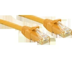 Tinklo Kabelis - LINDY Cat.6 U/UTP Tinklo Kabelis, RJ45, M/M, 250MHz, 5 m, Geltonas