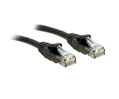 Tinklo Kabelis - LINDY Cat.6 U/UTP Tinklo Kabelis, RJ45, M/M, 250MHz, 0.5 m, Juodas