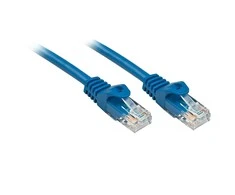 Tinklo Kabelis - LINDY Cat.6 U/UTP Tinklo Kabelis, RJ45, M/M, 250MHz, CCA, 1 m, Mėlynas