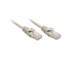 Tinklo Kabelis - LINDY Cat.5e U/UTP Tinklo Kabelis, RJ45, M/M, 100MHz, 0.5 m, Pilkas