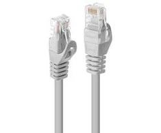 Tinklo Kabelis - LINDY Cat.5e U/UTP Tinklo Kabelis, RJ45, M/M, 100MHz, 5 m, Pilkas