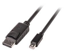 DisplayPort Kabelis - LINDY Mini DP į DP, 096x2160p, 60Hz, 5 m, Juodas