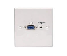 Lindy Lindy 60211 Metalinis lizdas VGA + stereo lizdas 3.5mm