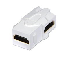 Lindy HDMI 90ø dviguba jungtis Keystone sieninei dėžutei Keystone Wand - 60490