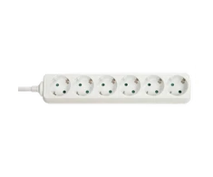 Prailgintuvas - LINDY 6 Schuko Lizdų Prailgintuvas, Baltas