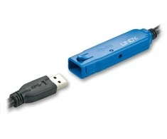 USB Prailginimo Laidas - LINDY USB 3.0 Prailginimo Laidas Pro Extend Type M/F, 8 m, Juodas
