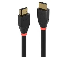 HDMI Laidas - LINDY Aktyvus HDMI 4K60 Laidas, 4096x2160, 18Gbps, 7.5 m, Juodas
