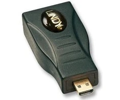 AV adapteris Lindy HDMI Micro - HDMI mini juoda (41296)