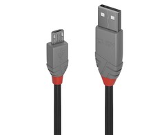 KABELIS USB2 A Į MICRO-B 3M/ANTHRA 36734 LINDY