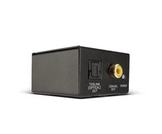 Garso Adapteris - LINDY Phono į TosLink ir Bendraašis ADC Adapteris 24-bit/48KHz, Juodas