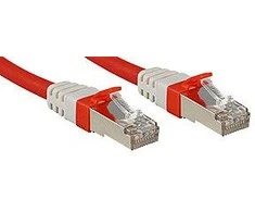 Tinklo Kabelis - LINDY Cat.6A S/FTP LSZH Tinklo Kabelis, RJ45, M/M, 500MHz, 26AWG, 0.5 m, Raudonas