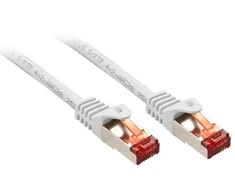 Tinklo Kabelis - LINDY Cat.6 S/FTP Tinklo Kabelis, RJ45, M/M, 250MHz, 28AWG, 0.3 m, Baltas