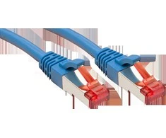Tinklo Kabelis - LINDY Cat.6 S/FTP Tinklo Kabelis, RJ45, M/M, 250MHz, 27AWG, 2 m, Mėlynas