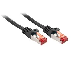 Tinklo Kabelis - LINDY Cat.6 S/FTP Tinklo Kabelis, RJ45, M/M, 250MHz, 28AWG, 3 m, Juodas