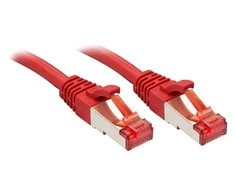 Tinklo Kabelis - LINDY 3m Cat.6 S/FTP 250MHz RJ45 M/F Raudonas