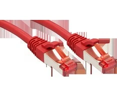 Lindy Tinklo Kabelis - Cat.6 S/FTP 5m RJ45 250MHz Varis 27AWG Raudonas