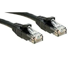 Tinklo Kabelis - LINDY Cat.6 U/UTP LSZH Tinklo Kabelis, RJ45, M/M, 250MHz, 26AWG, 0.5 m, Juodas