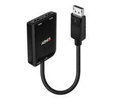 Lindy DisplayPort arba 2x HDMI MST juoda
