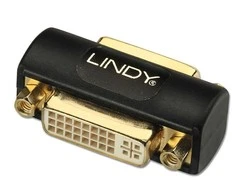 Adapteris - LINDY DVI Jungtis F/F, Juodas