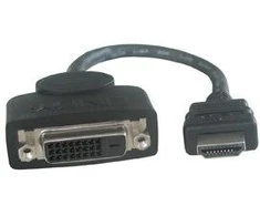 Adapteris - LINDY DVI-D M/F į HDMI M, 0,2 m, Juodas