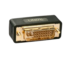 Adapteris - LINDY DVI-I M/F į DVI-I F Adapteris, Juodas