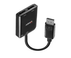 DisplayPort Hub - LINDY 2 Prievadų MST Hub, 2x3840x2160@30Hz, 21.6 Gbit/s, 5VDC