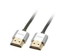 HDMI Laidas - LINDY CROMO Plonas Didelės Spartos HDMI Laidas su Ethernet, 0.5 m, Juodas