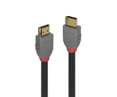 HDMI Laidas - LINDY Anthra Line HDMI Laidas, Ultra Spartus Greitis, 48Gbps, 10240x4320@120Hz, 1 m, Juodas