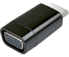 Adapteris - LINDY HDMI į VGA Konverteris, Juodas