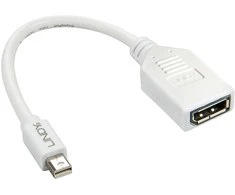 „LindyMini“ DP–DP kabelio adapteris. V/F. „Primum“ ekranuotas.