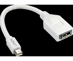 „LindyMini“ DP–DP kabelio adapteris. V/F. „Primum“ ekranuotas.