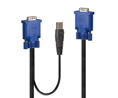 Kabelis USB Lindy USB-A - USB-A 2 m Juodas (32186)