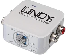 Garso Įranga - LINDY Phono Lip Sync Corrector RCA, 48kHz, Kompaktiškas Dizainas