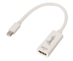 Adapteris - LINDY Mini DisplayPort 1.2 į HDMI 4K Pasyvus Adapteris Konverteris, 30Hz, 10.8Gbps, Baltas