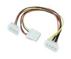 Lindy Molex – Molex x2, 0,25 m, daugiaspalvis (33126)
