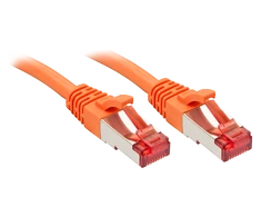 Tinklo Kabelis - LINDY Cat.6 S/FTP Tinklo Kabelis, RJ45, M/M, 250MHz, 27AWG, 0.5 m, Oranžinis