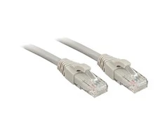 Tinklo Kabelis - LINDY Cat.6 U/UTP Tinklo Kabelis, RJ45, M/M, 250MHz, 0.5 m, Pilkas
